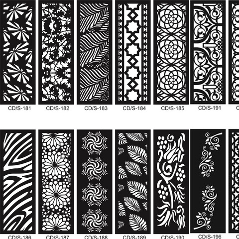 340 Classical Small 2D DXF format Vector Drawing Plasma Laser Cutting Engraving Door Window Wall Decoration Design Files ► Photo 1/3