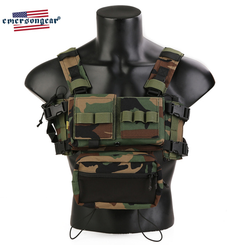 EmersonGear MK3 Chest Rig Tactical Vest Micro Fight Modular Hunting Plate Carrier Airsoft Militar Army Mag Pouch Multicam Armor ► Photo 1/6