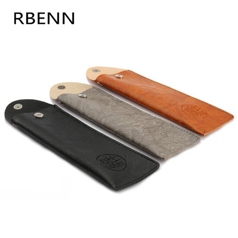 RBENN Soft PU Leather Reading Glasses Bag Men Women Portable Magnetic Presbyopia Glasses Pouch soft Leather Bag for Eyewear ► Photo 1/5