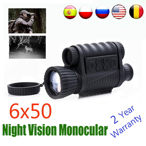 WG650 Night Vision Monocular  Night Hunting Scope Sight Riflescope Night Vision Telescope Optical Night Sight Free Ship ► Photo 1/6