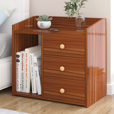 Living Room Furniture Bedside Tables Simple Modern Small Apartment Hotel Cabinet Nordic Dormitory Bedroom Bedside Storage Locker ► Photo 1/1