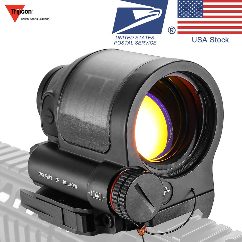 Optics Tactical 1x38 SRS Style Red Dot Reflex Sight Solar Power QD Mount Scope 