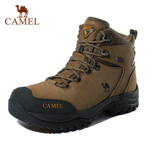 CAMEL Men Women High Top Hiking Shoes 2022 Durable Waterproof Anti-Slip Outdoor Climbing Trekking Shoes Military Tactical Boots ► Photo 1/6