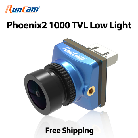 RunCam Phoenix 2, Phoenix2 Nano, Joshua Edision FPV Camera 1000TVL COMS 2.1mm (M8) FOV 155° 4:3/16:9 PAL/NTSC Switchable ► Photo 1/6