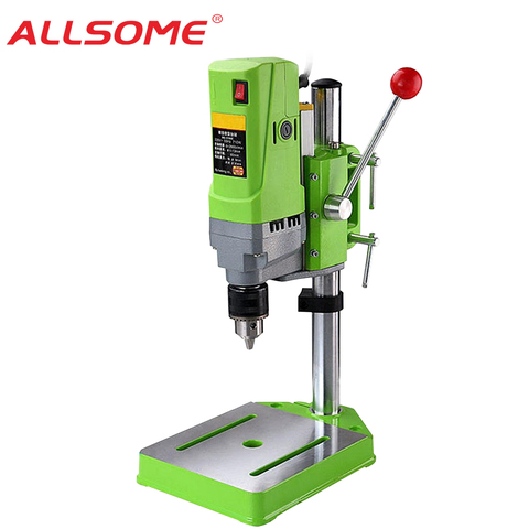 ALLSOME MINIQ BG-5156E Bench Drill Stand 710W Mini Electric Bench Drilling Machine Drill Chuck 1-13mm HT2600 ► Photo 1/5