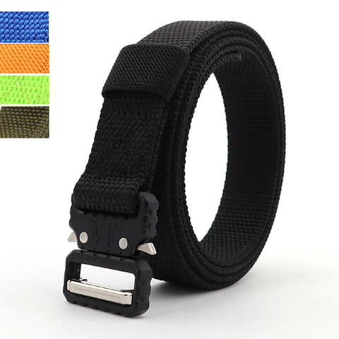 25mm Children Kids Designer Belts For Woman Quick Release Tactical Belts Buckle Leisure Waist Belt Boys Girls Waistband Strap ► Photo 1/6