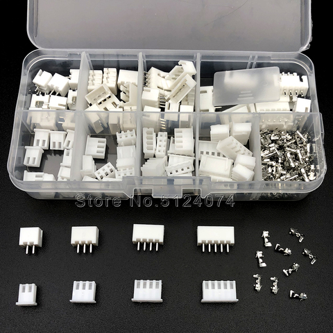 230pcs/box XH2.54 2p 3p 4p 5p pin 2.54mm Pitch Terminal Kit / Housing / Pin Header JST Connector Wire Connectors Adaptor XH Kit ► Photo 1/3