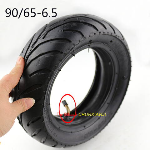 High Quality 90 / 65 - 6.5 Front Tire& 90/65-6.5 Inner Tube Tyre  Bent Valve Fits 49cc Mini Dirt Bike E Scooter Mini Moto ► Photo 1/6