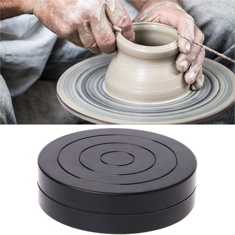 11.5cm Plastic Turntable Pottery Clay Sculpture Tools 360 Flexible Rotation ► Photo 1/6