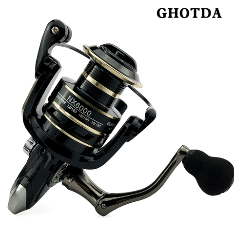 GHOTDA 2000-7000 Series High Speed Rock Fishing Wheel All Metal Spool Spinning Reel Line Spool Carp Fishing Reel ► Photo 1/6