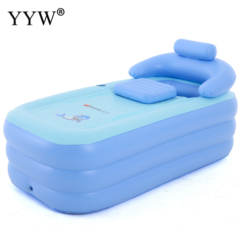 1.6m Adult Bath Tub Portable Inflatable Bathtub Home Folding Barrel Children Can Sit Lie Pvc Bath Tub Spa Bath Barrel Tubbath ► Photo 1/6