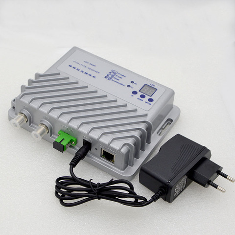 New AS-1000M/D2 Broadband Optical Receiver 1100~1600nm FTTH/FTTB Digital Television FC/APC Optical Receiver With AGC,ATT,EQ ► Photo 1/6