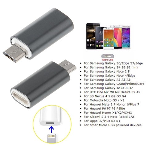 8Pin Female To Micro USB Male Adapter Converter For Android Cell Phone ► Photo 1/6