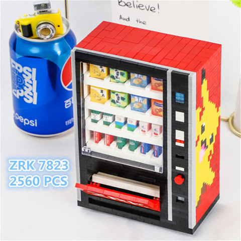 ZRK Diamond Particle Puzzle Assembled mini DIY Building Toy Creative DIY Gift Drink Vending Machine toys birthday for boys ► Photo 1/1