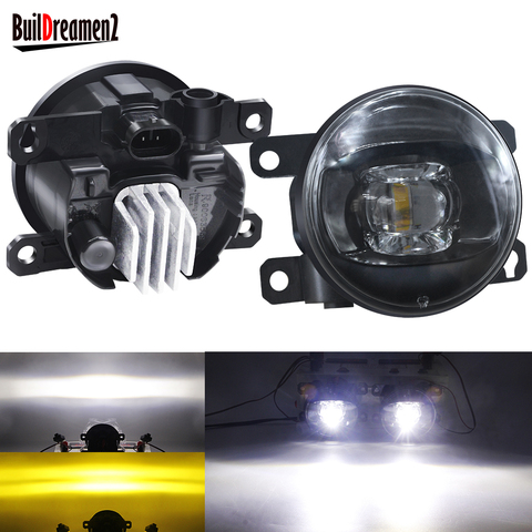 2 X LED Fog Light Car Front Bumper Fog Lamp 30W 8000LM For Mitsubishi Pajero Outlander Colt L200 Triton Eclipse Galant Endeavor ► Photo 1/6