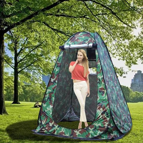 Pop Up Pod Changing Room Privacy Tent Instant Portable Outdoor Shower Tent Camp Toilet Rain Shelter For Camping Hiking Equipment ► Photo 1/6