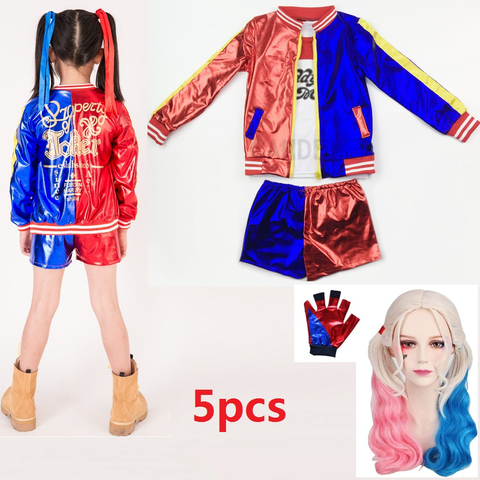 Kids Suicide Squad Harley Quinn Costume