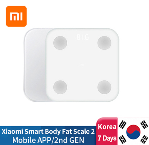 Original Xiaomi Smart Body Fat Composition Scale 2 Bluetooth 5.0 Balance Test 13 Body Date BMI Health Weight Scale LED Display ► Photo 1/6