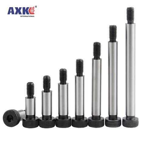 1pc M8 M10 M12 M16 Diameter 10 12 16 20mm Grade 12.9 Steel Allen Hex Hexagon Socket Cap Head Shoulder Roller Bearings Screw Bolt ► Photo 1/6