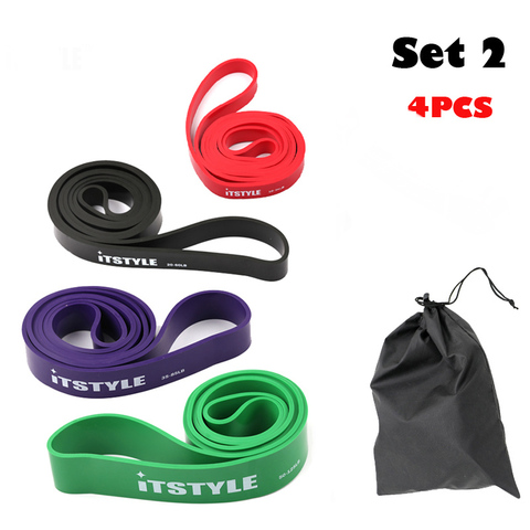 208cm Resistance Bands Rubber Pull Up Strengthen Muscles Loop Band Fitness Power Expander  41