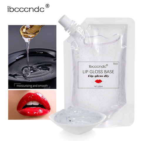 Lip Gloss Base, DIY Clear Non-Stick Lipgloss Base Moisturizing Handmade  Lipstick Material Base Gel Oil Lip Making Tool