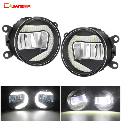 2in1 Fog Light Assembly Car LED Fog Driving Light DRL 12V For Subaru Forester WRX STI BRZ Outback Impreza Legacy XV Justy Levorg ► Photo 1/6