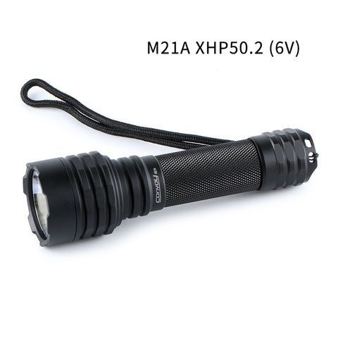 Convoy M21A 6V XHP50.2, 21700 flashlight ,torch, 12 groups,orange peel ► Photo 1/3