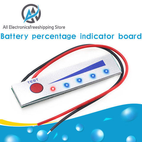 Lithium Battery Level 1S 2S 8V 3S 12V 4S 16V 5S 21V 6S 25V Indicator Tester LCD Display 18650 Lipo Li-ion Battery Meter Module ► Photo 1/6