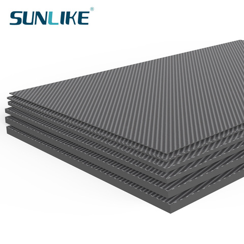 245MM X 300MM Matte Surface 3K Carbon Fiber Sheet Plate Panel 0.5mm 1mm 1.5mm 2mm 3mm 4mm 5mm High Composite Hardness RC Model ► Photo 1/6