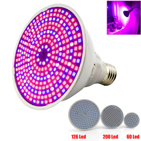 Full Spectrum Led Grow Light Bulbs E27 Plant Growing Lights Lamp for indoor Hydroponics Room cultivo Vegetable Flower Greenhouse ► Photo 1/6