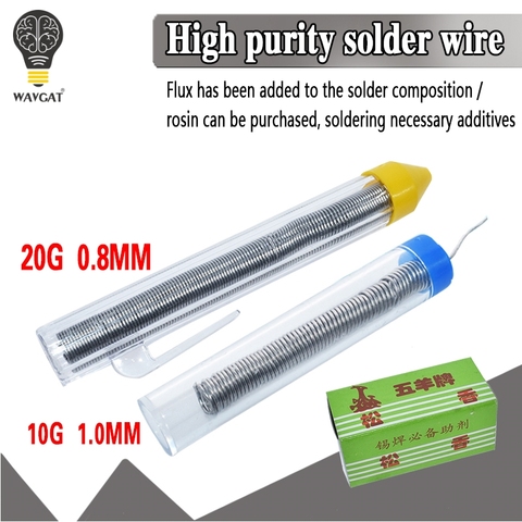 DIY Tin lead Rosin Core Solder Wire 10g 20g 1.0mm 2% Flux Reel Welding line New Tin content 45% ► Photo 1/6