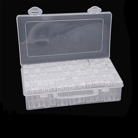 64/28 Bottles Diamond Painting Tools Accessories Storage Box Beads Container Diamond Embroidery Stone Mosaic Convenience Box ► Photo 1/6