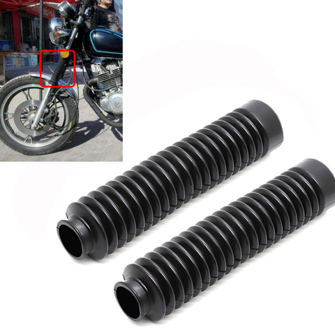 2X Front Fork Shock Absorber Dust Cover for Suzuki GN250 GN 250 Dust Proof Sleeve Protector Damping Rubber Gaiters Gators Boots ► Photo 1/6