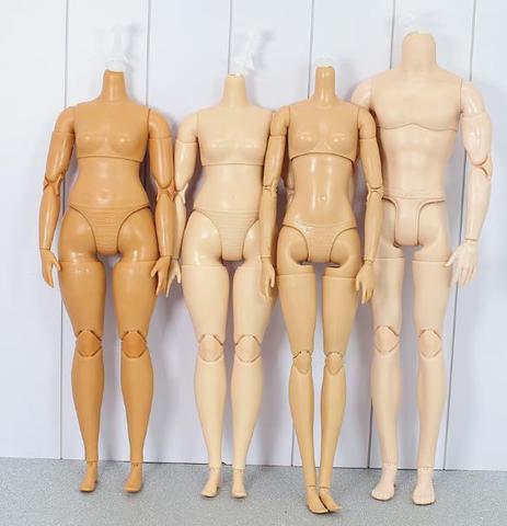 Female Male Doll White Brown Body Toy Original 18 Joints Movable Doll Gift Doll Accessories Christmas Gifts Princess Doll Body ► Photo 1/6