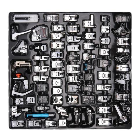 32 52 62 72pcs Domestic Sewing Machine Foot Presser Braiding Blind Stitch Darning Presser Feet Kit Set Stitch Accessories ► Photo 1/6