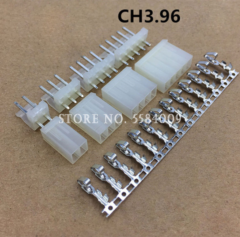 20set/lot CH3.96 3.96 mm CH3.96 - 2/3/4/5/6 Pin connector 20pcs Male + 20pcs Female + terminal 3.96mm ► Photo 1/1