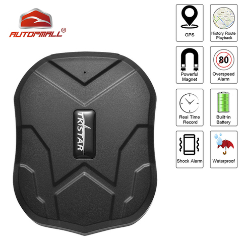 TK905 GPS Tracker Car TKSTAR 2G TK905 Realtime Tracking Voice Monitor GPS Locator 90 Days Long Standby Waterproof Free Web APP ► Photo 1/6