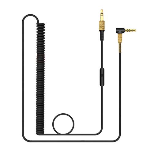 Replacement Spring Cable Cord Line for Marshall Major II 2 Monitor Bluetooth Headphones without Microphone with Single Button ► Photo 1/6