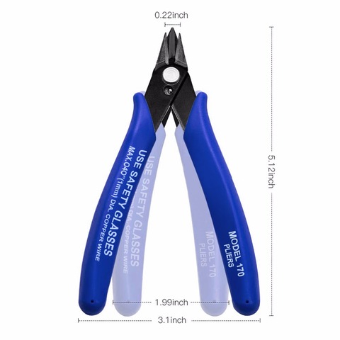 3D Printer Parts Plato. PLATO 170 U.S. US American Wishful Clamp DIY Electronic Diagonal Pliers Side Cutting Nippers Wire Cutter ► Photo 1/5