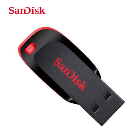 original SanDisk USB Flash Drive 128GB/64GB/32GB/16GB Pen Drive Pendrive USB 2.0 Flash Drive Memory stick USB disk usb flash ► Photo 1/6