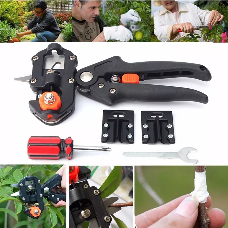 Garden Tools Grafting Pruner Chopper Vaccination Cutting Tree Plant Shears  Scissor Fruit Tree Grape Vine Graft Tool