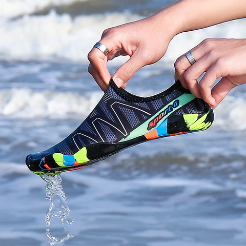 TaoBo Hot Quick-Drying Summer Water Shoes Women Men Aqua Seaside Beach Surfing Slippers Size 47 46 Lightweight Upstream Sneaker ► Photo 1/6