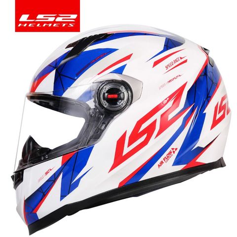 LS2 FF358 Full Face motorcycle helmet high quality ls2 Brazil flag capacete casque moto helm ECE approved no pump ► Photo 1/3