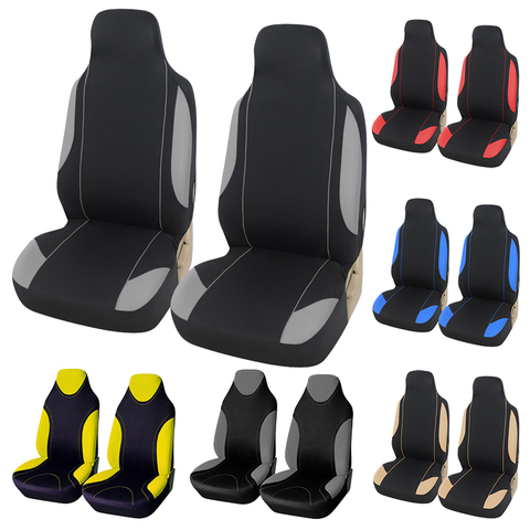 AUTOYOUTH Universal Car Seat Cover Protectors Bucket Seats  Fit for Cars Trucks SUVs Vans 1 Piece or 2 Piece Hand Washable ► Photo 1/6