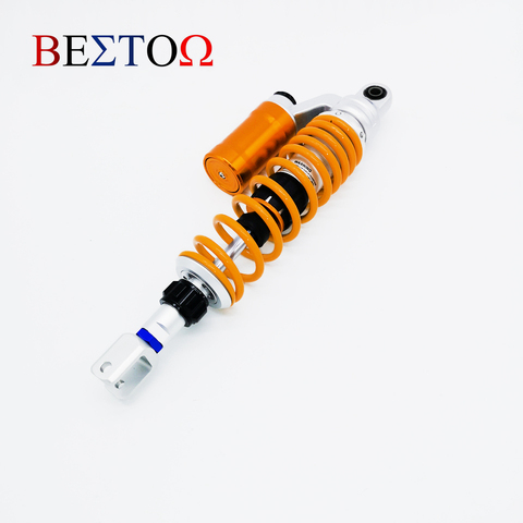 Universal 320mm 340mm 360mm Motorcycle Adjustable Rear Shock Absorbers 12.6''/13.4''/14.2'' Fork connector Rebound Damping Shock ► Photo 1/6