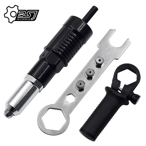 Electric Rivet Nut Riveting Tool Cordless Riveting Drill Adaptor Insert Nut Tool Multifunction Nail Auto Rivet ► Photo 1/6