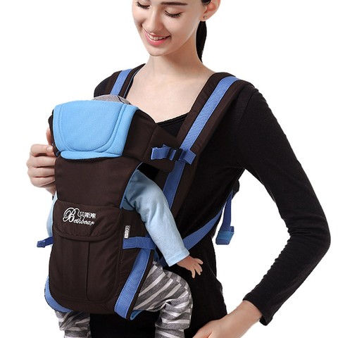 Baby Carrier 2-30 Months Breathable Front Facing 4 in 1 Infant Comfortable Sling Backpack Pouch Wrap Baby Kangaroo Adjustable ► Photo 1/1