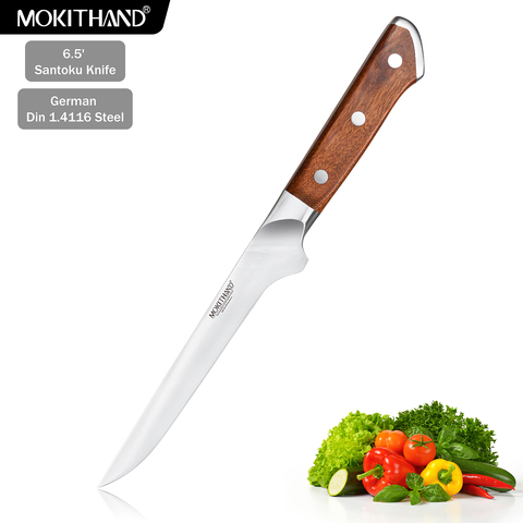 6 Inch Boning Knife Sharp Japanese Chef Knife German 1.4116 Steel Chef Knife for Meat Fish Solid Rosewood Handle ► Photo 1/1