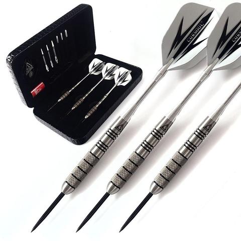 CUESOUL  95% Tungsten Steel Tip Darts with 6pcs Aluminum Shafts - 30 Grams Dart Barrels ► Photo 1/6