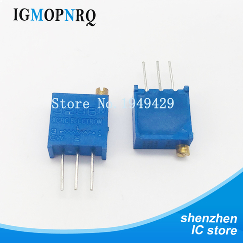 10Pcs/lot 3296W-1-503LF 3296W 503 50K ohm Top regulation Multiturn Trimmer Potentiometer High Precision Variable Resistor ► Photo 1/2